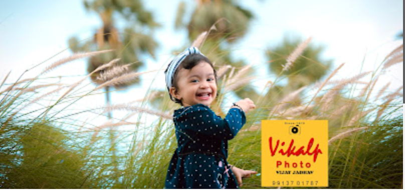 A child in golden grass — Vikalp Photo Vijay